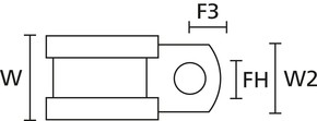 HellermannTyton Befestigungsschelle ALU14C-ALUCR-NABK-C1