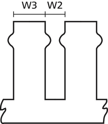 HellermannTyton Verdrahtungskanal HTWD-PW-40X80