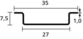 HellermannTyton Tragschiene DELTA 3AF/WC