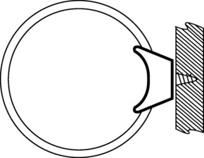 HellermannTyton Befestigungssockel 12x13,5 natur NY3256-N66-NA