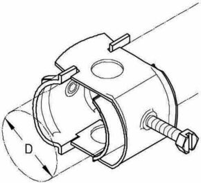 PohlCon (Puk) Kabelschelle 52 W