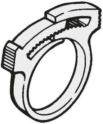 HellermannTyton Befestigungsschelle SNP6-HIR-BK-C1