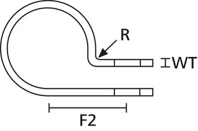 HellermannTyton Befestigungsschelle H1P-N66-NA-M1