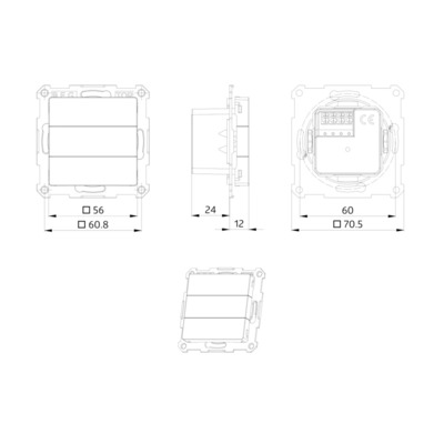 BEG Brück Electronic Präsenzmelder IndoorHF-M-1C