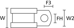HellermannTyton Befestigungsschelle ALU8C-ALU-NABK