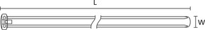 HellermannTyton Spannband KR8/21-N66-NA