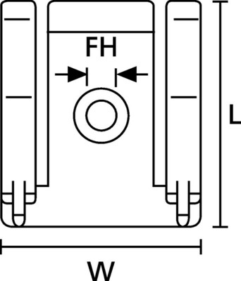 HellermannTyton Befestigungssockel TY8H1S-PA66-NA-C1