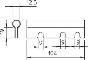 OBO Bettermann Vertr Gewindestangenadapter für BSKH E30 BSKH-G