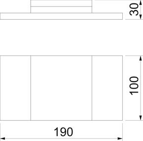 OBO Bettermann Vertr Wandanschlusskragen für BSK I90 BSK-K0511