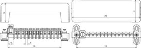 DEHN Potentialausgleichschiene 13x2,5-25 1x16-95 PASAHRK13X25# 563030