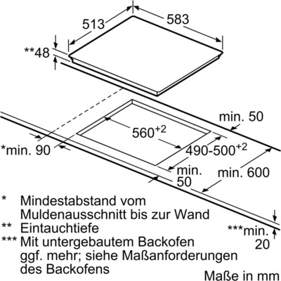 Constructa-Neff EB-Autark-Kochfeld eDition 60cm T16BT76N0