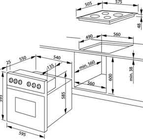 Amica EB-Herdset ScandiumDesign EHC 12761 E eds