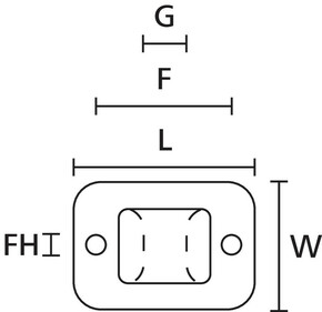 HellermannTyton Befestigungssockel TY3G1S-W-C1