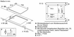Siemens MDA EB-Autark-Kochfeld iQ300 ET801FCP1D