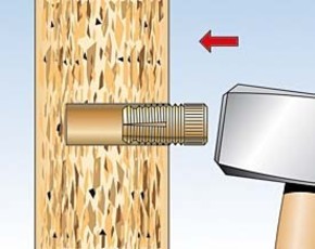 Fischer Deutschl. Messingdübel PA 4 M6/13,5