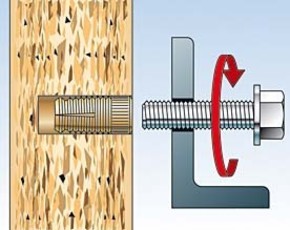 Fischer Deutschl. Messingdübel PA 4 M6/13,5