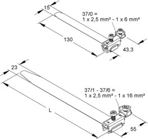 HKL Erdungs-Bandschelle mit Anschlußklemme 37/6