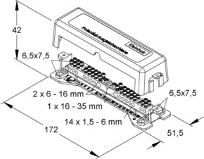 HKL Potentialausgleichschiene 2309