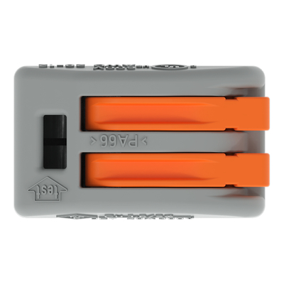 WAGO GmbH & Co. KG Verbindungsklemme 2x0,08-4qmm grau 222-412