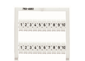 WAGO GmbH & Co. KG WMB-Bezeichnungssystem W:1-10 (10x) 793-4502