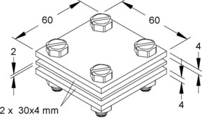 HKL Kreuzverbinder 28/30B