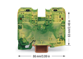 WAGO GmbH & Co. KG Schutzleiterklemme 6-35qmm grün-gelb 285-137