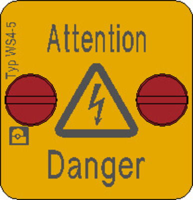 Phoenix Contact Warnschild WS 4- 5