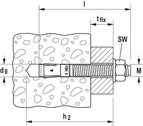 Fischer Deutschl. Bolzen FBN II 20/120