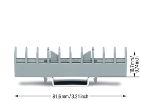 WAGO GmbH & Co. KG Sammelträger für Brücker 282-369