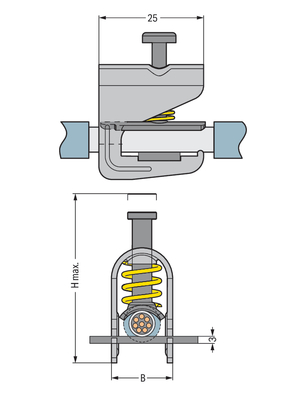 WAGO GmbH & Co. KG Schirmklemmbügel 17mm 791-117