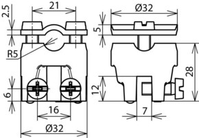 DEHN Falzklemme RG 0,7-6mm FKZS710KBF076RG