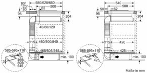 Bosch MDA EB-Autark-Kochfeld Indukt. m.Dunstabzug PKM845F11E
