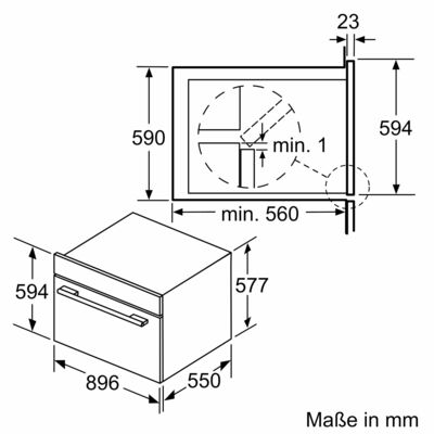 Siemens MDA EB-Backofen iQ500 VB578D0S0