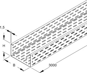 Niedax Rinne inkl.Verbinder RS 110.500
