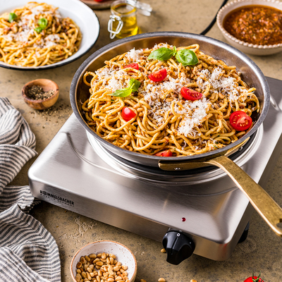 Rommelsbacher Einzelkochplatte 7-Takt 2000W edelstahl 220mm THS 2022/E