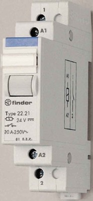 Finder Installationsrelais 1S 20A 12VDC 22.21.9.012.4000