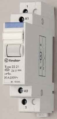 Finder Installationsrelais 2S 20A 24VDC 22.22.9.024.4000