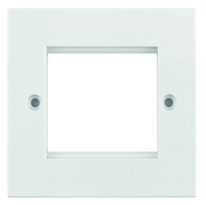 Telegärtner Abdeckrahmen 86x86, 2-fach, weiß 100000513