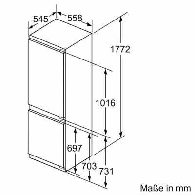 Siemens MDA EB-Kühl/Gefrierkombi IQ500 KI86SADE0