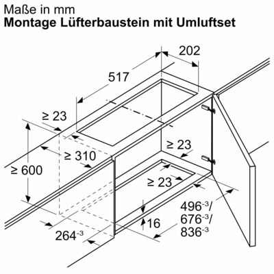 Siemens MDA Long Life Umluftset extern LZ11ITD11