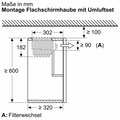 Bosch MDA Long Life Umluftset extern DWZ1IT1D1