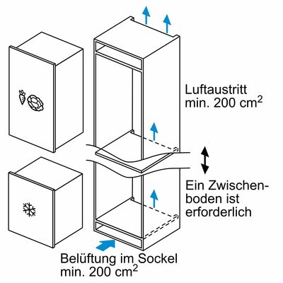 Bosch MDA EB-Gefriergerät Serie6 GIV11AFE0