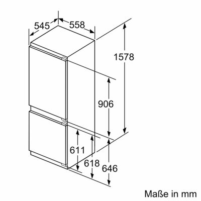 Bosch MDA EB-Kühl/Gefrierkombi Serie6 KIS77ADD0