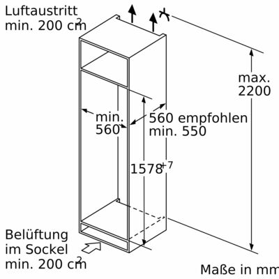 Bosch MDA EB-Kühl/Gefrierkombi Serie6 KIS77ADD0