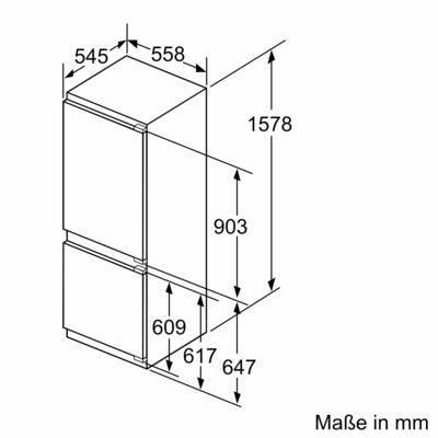 Bosch MDA EB-Kühl/Gefrierkombi Serie6 KIS77AFE0