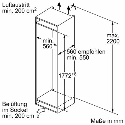 Bosch MDA EB-Kühl/Gefrierkombi Serie6 KIS86AFE0