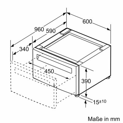 Bosch MDA Podest m.Auszug WTZPW20D