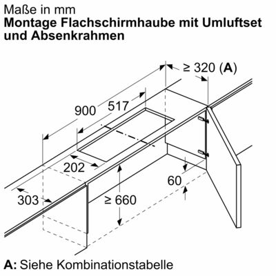 Constructa-Neff Long Life Umluftset extern Z51ITD1X1