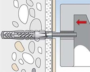 Fischer Deutschl. Waschtisch-Befestigung WD 8x110