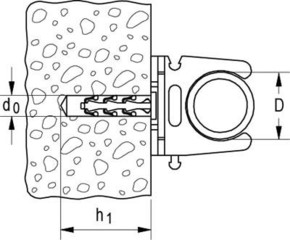 Fischer Deutschl. Rohrclip RC IEC 12